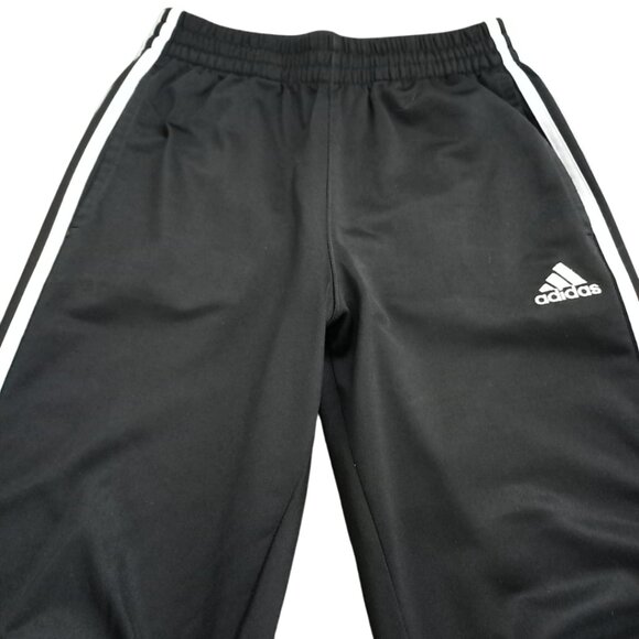Adidas Black Athletic Track Pants - Kids Size M (10/12) - Picture 4 of 7